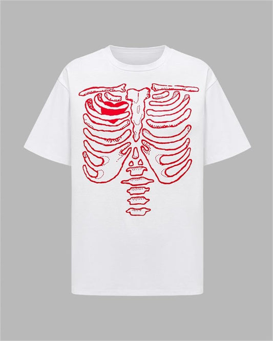 Caged Heart Oversized T-Shirt