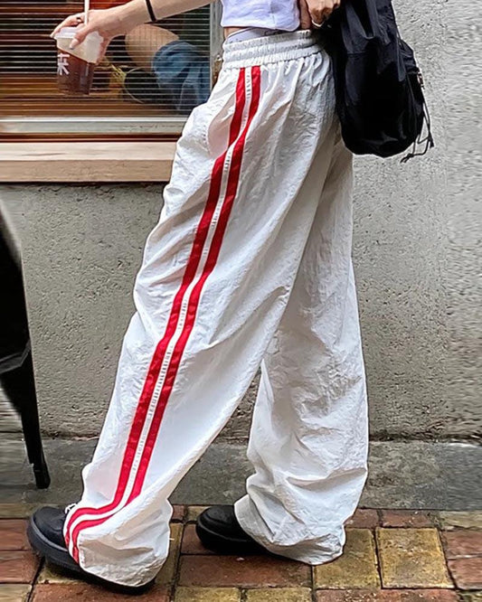 Oversized Track Parachute Pants