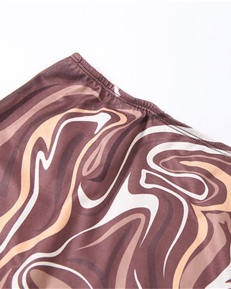 Muddy Pools Watermarbled Skirt