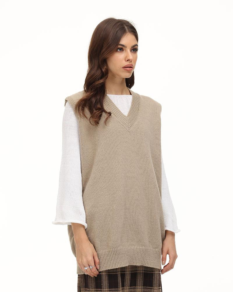 Maianna Oversized Sweater Vest