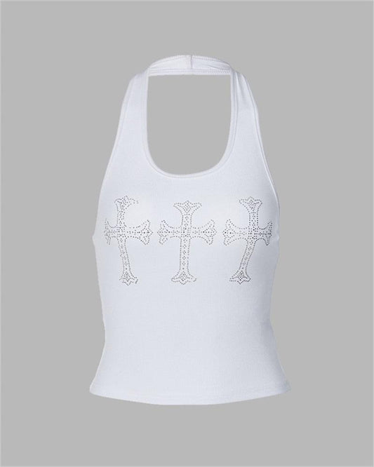 Three Crosses Tank Top