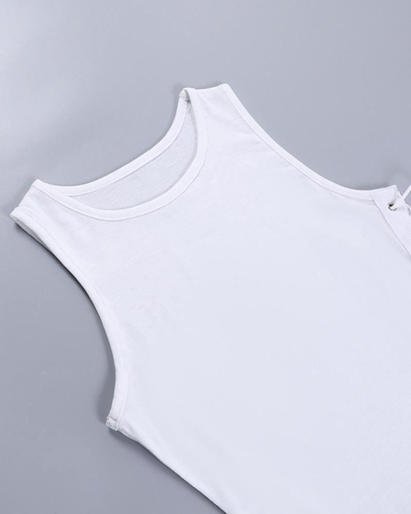 Galea Shoelace Tank Top