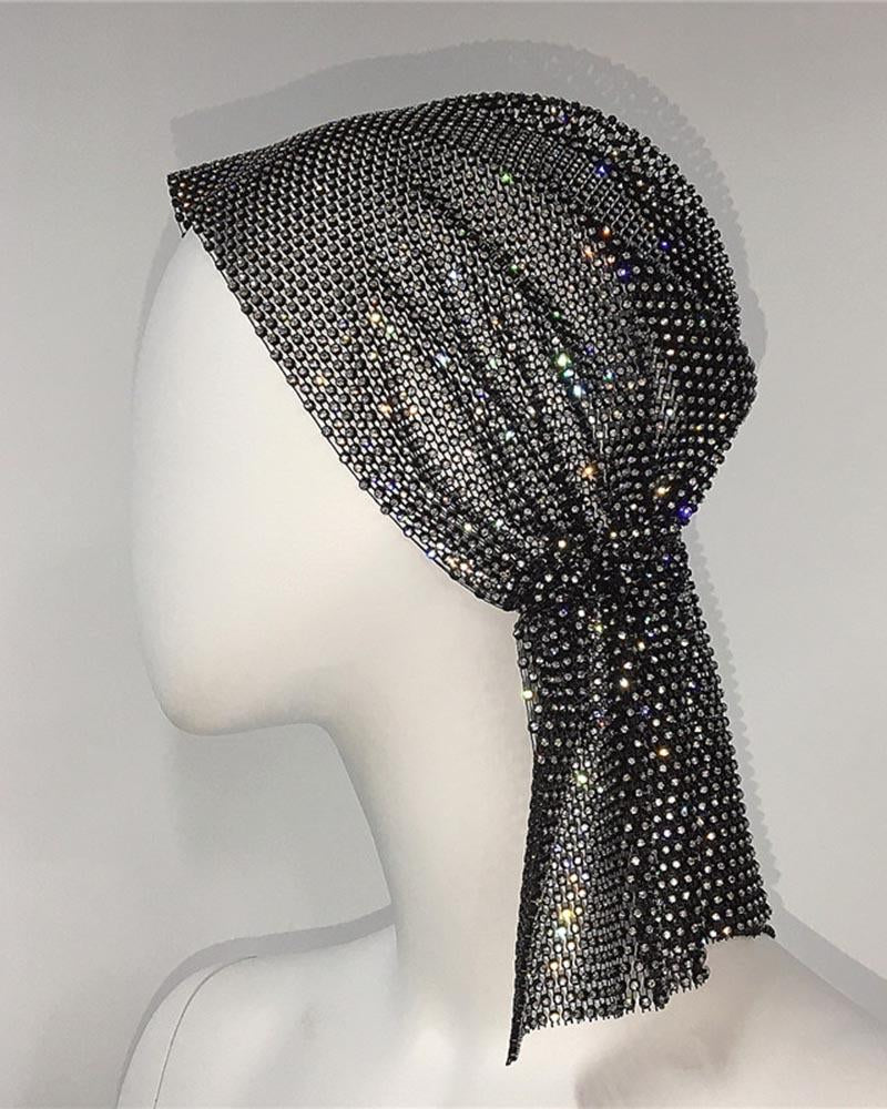 Metallic Shine Hair Cap