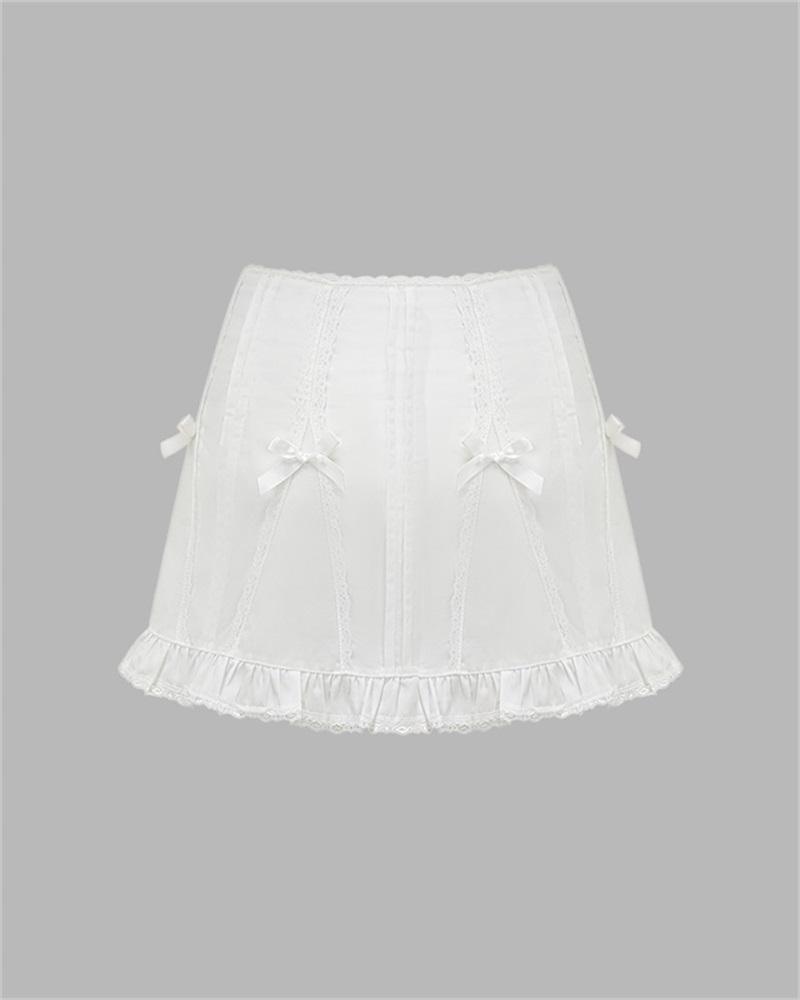 K-Pop Star Lace Mini Skirt