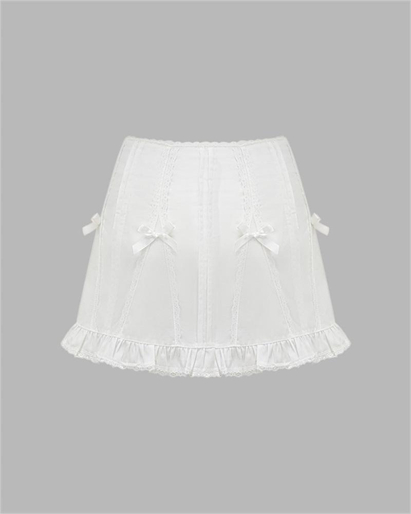 K-Pop Star Lace Mini Skirt
