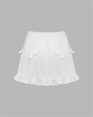 K-Pop Star Lace Mini Skirt