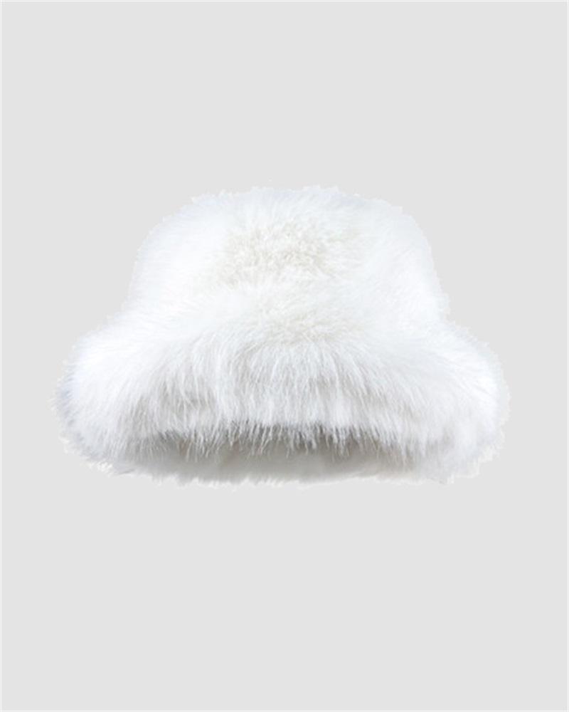 Fur Insulated Fisherman Basin Hat