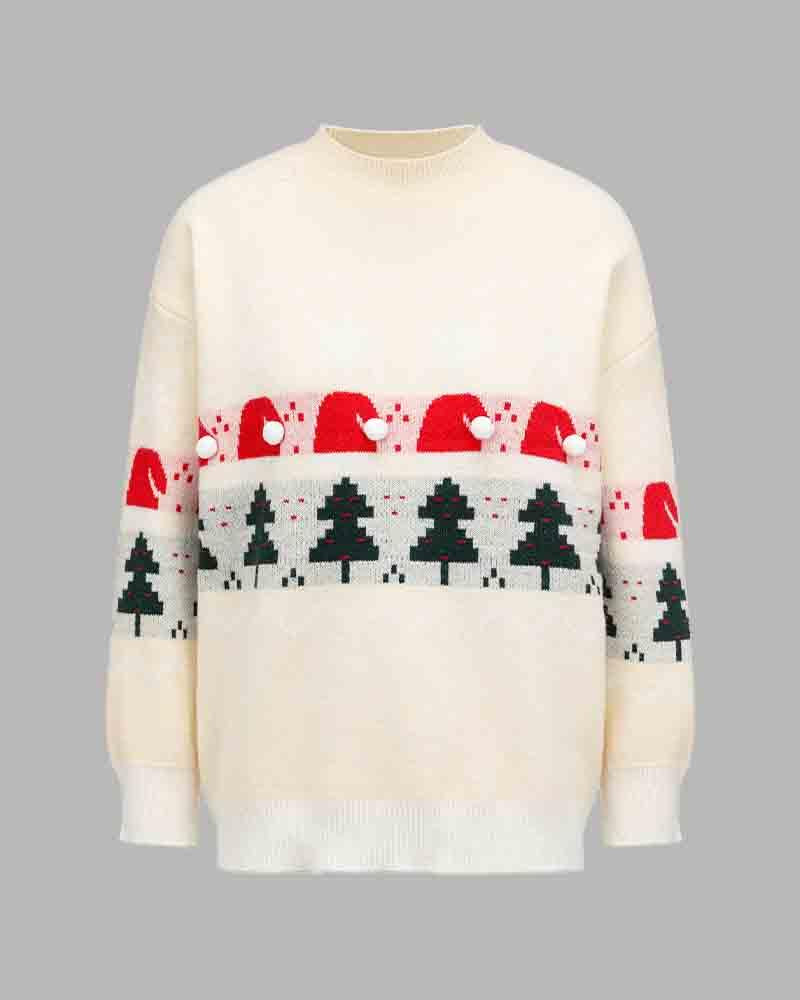 Festive Glen Graphic Jumper