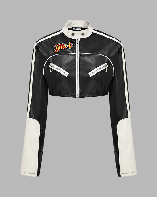 Cropped Racergirl Jacket