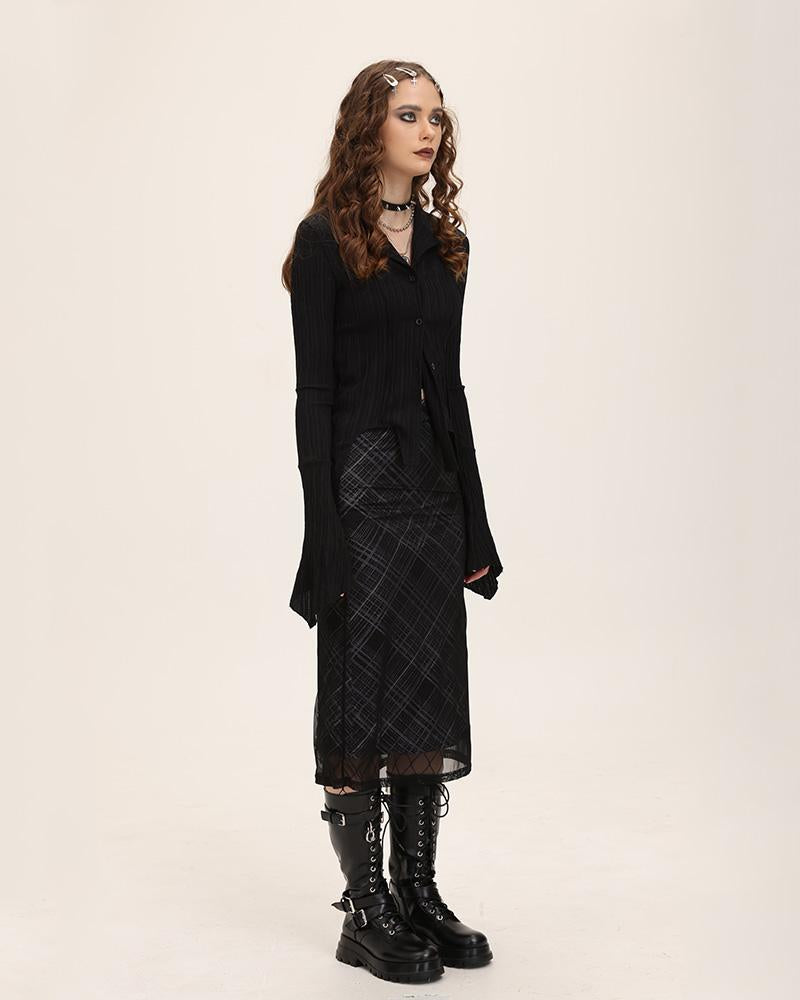 Quartermaster Maxi Plaid Skirt