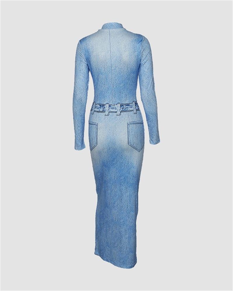 Copy Of Denim Maxi Dress