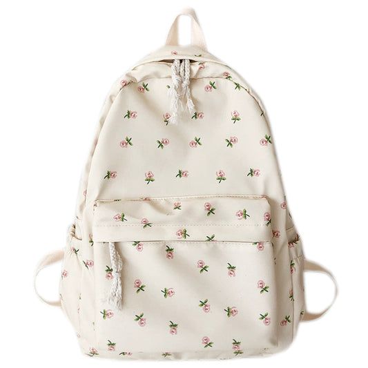 Floral Canvas Backpack