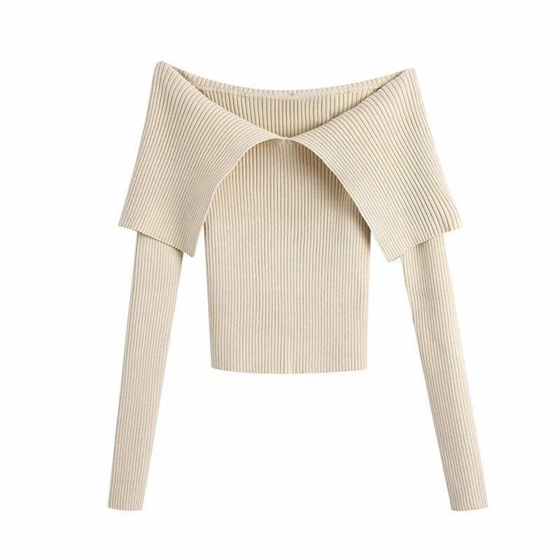 Sabina Off Shoulder Knitted Sweater