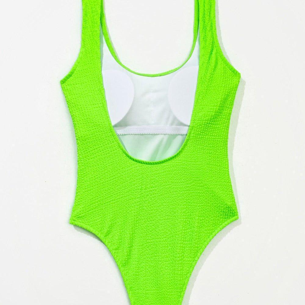 Spotlight Crinkle Finish One Piece Swimsuit