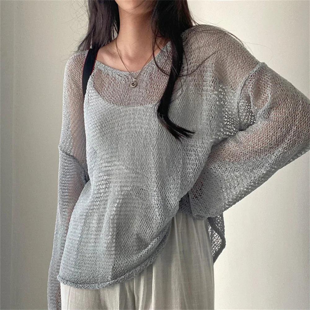 Cozy Hugs Loose Fit Knitted Top