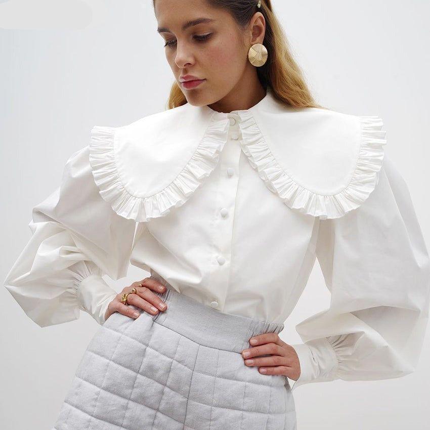 Florence Oversized Collar Blouse