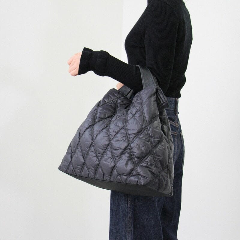 The Campbell Quilted Tote Bag - Multiple Colors