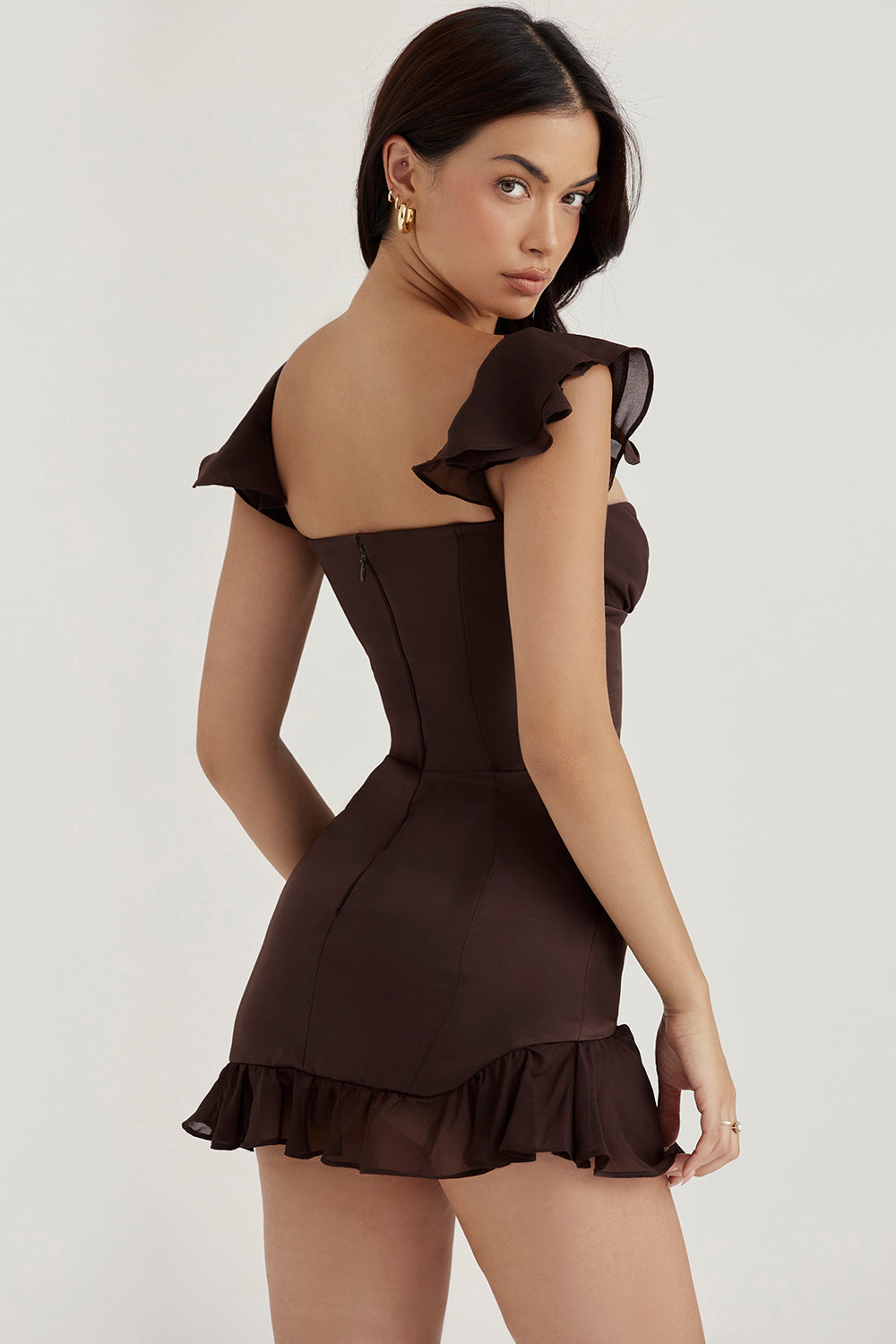 Anissa Satin Bodycon Corset Mini Dress