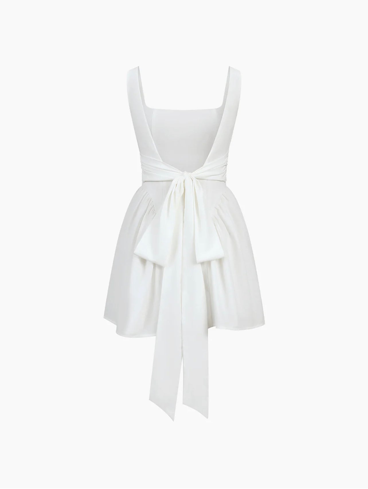 Lana Open Back Mini Dress with a Bow