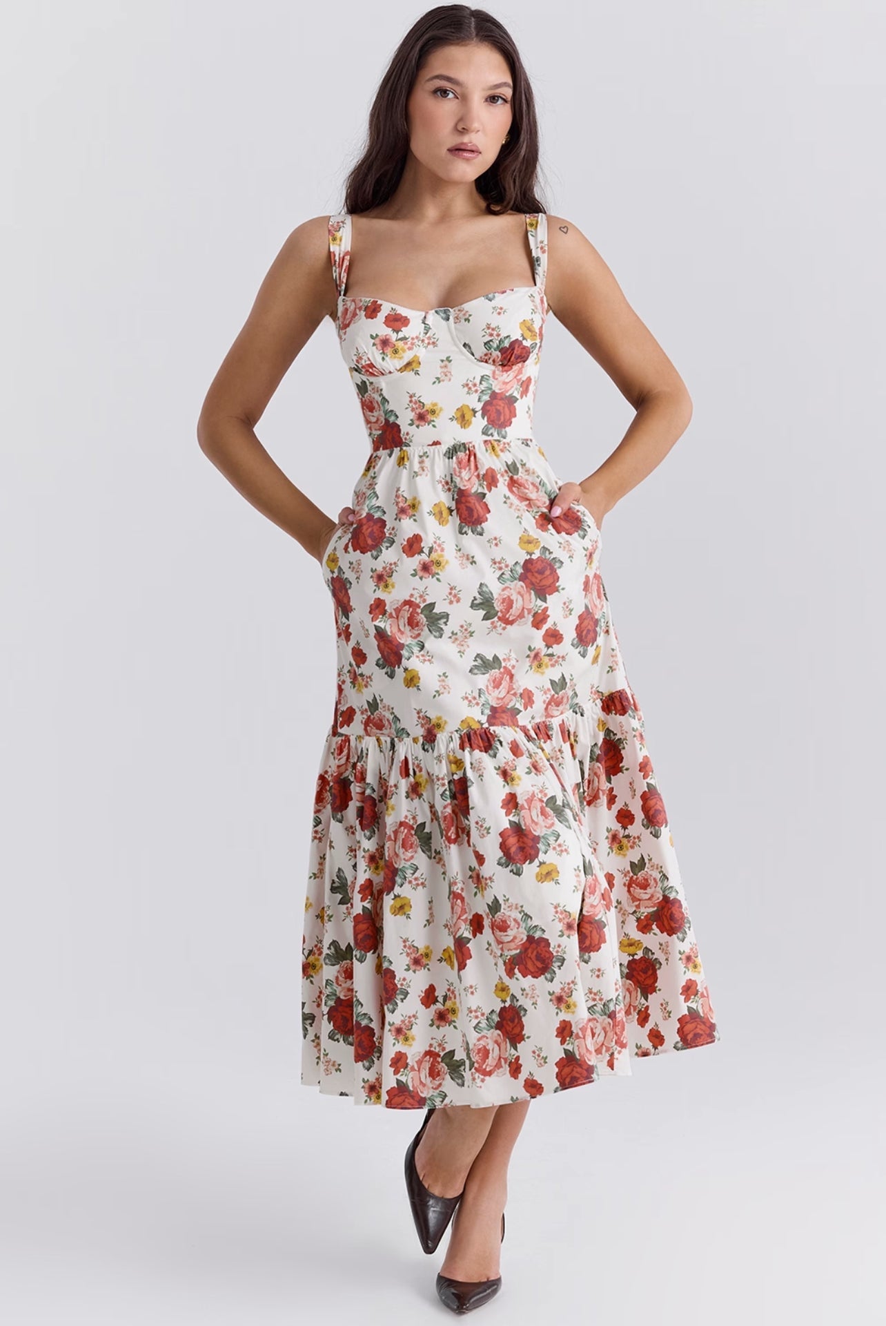 Marielle Floral Midi Dress