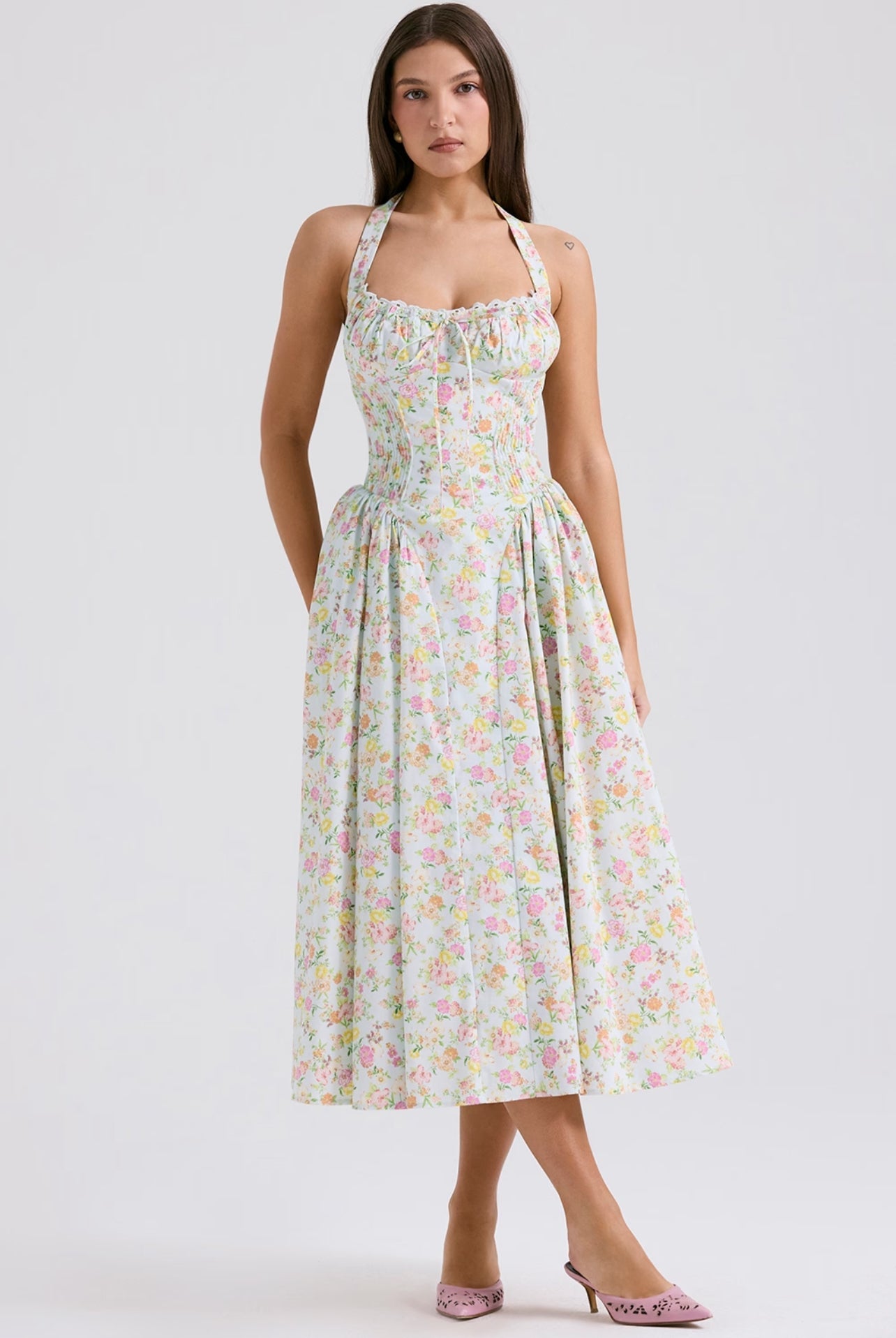 Isolde Floral Midi Dress