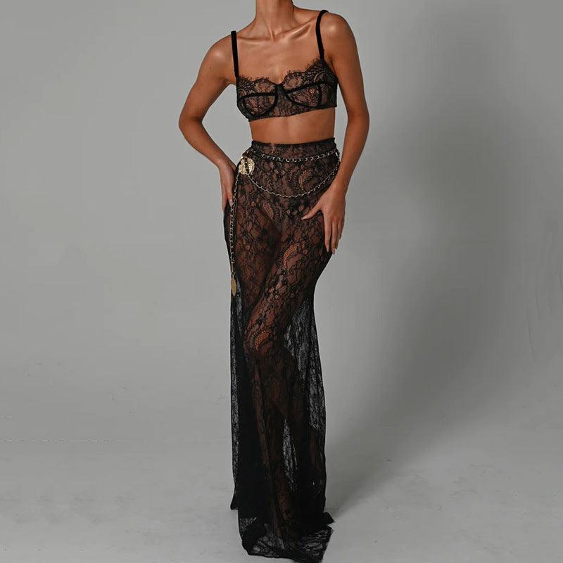 Mon Ami Lace Maxi Skirt Set