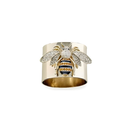 The Scarab Crystal Band Ring