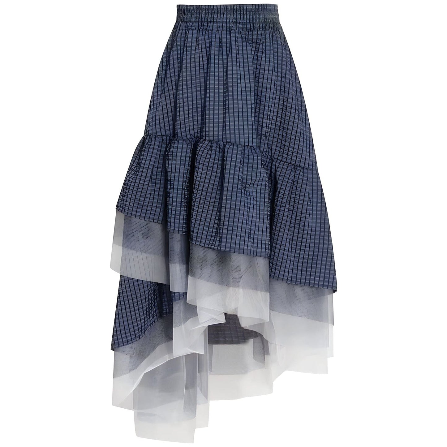 The Sawyer Asymmetrical Midi Skirt - Multiple Colors