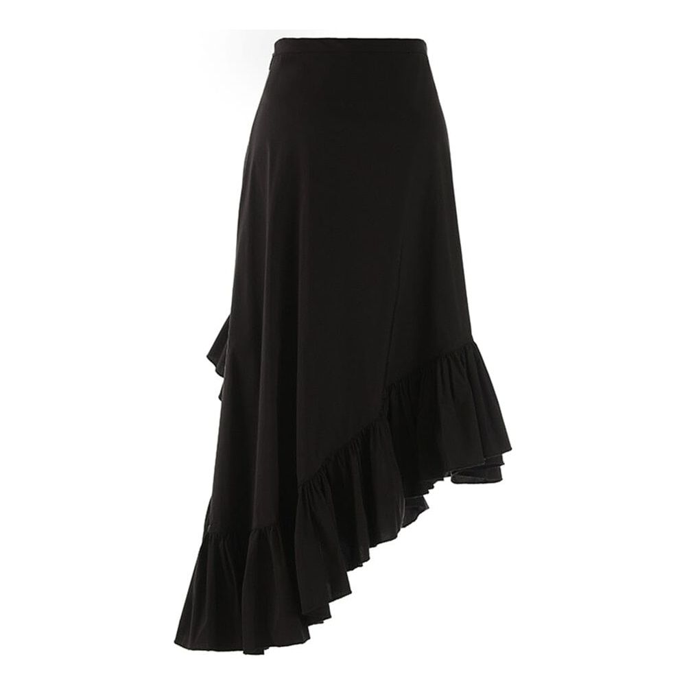 The Blanche High Waist Asymmetrical Skirt - Multiple Colors