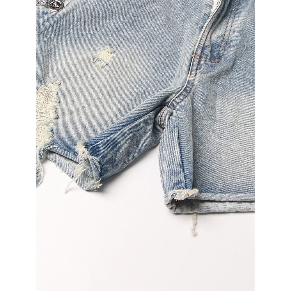 The Calypso High Waist Denim Shorts