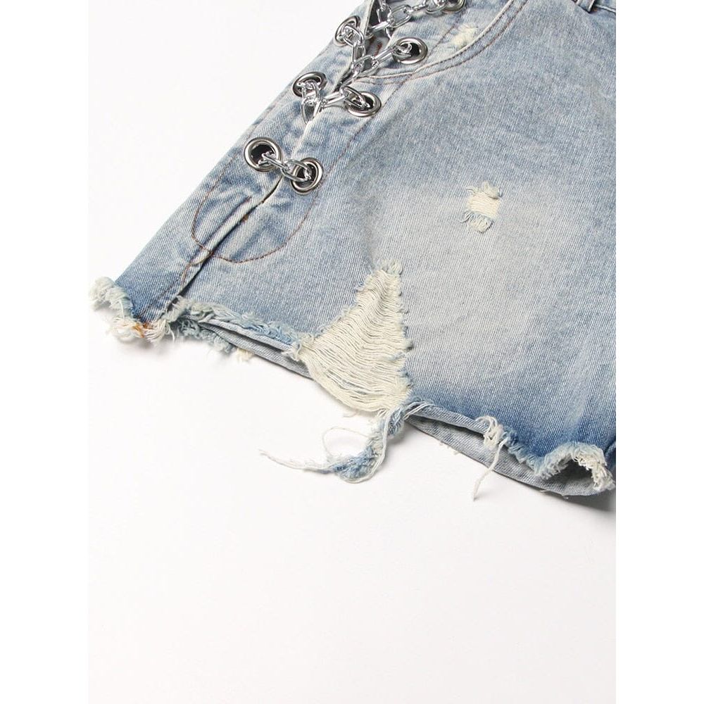 The Calypso High Waist Denim Shorts