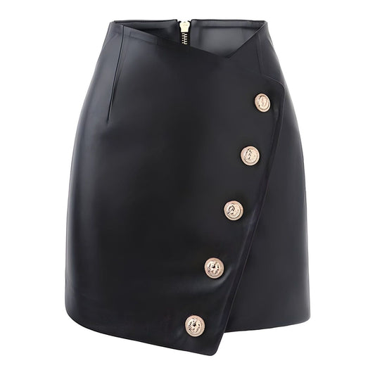 The August Faux Leather Pencil Mini Skirt - Multiple Colors