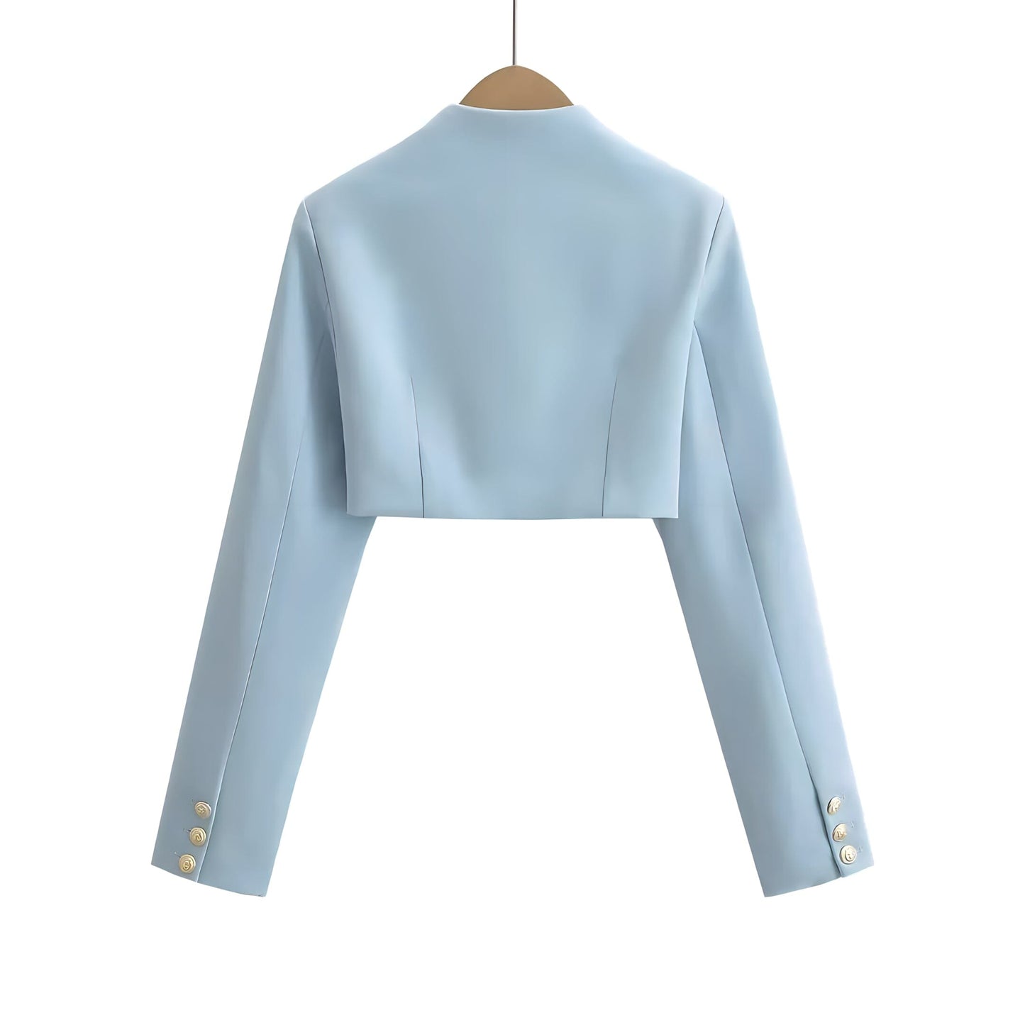 The Vivienne Long Sleeve Cropped Blazer - Multiple Colors