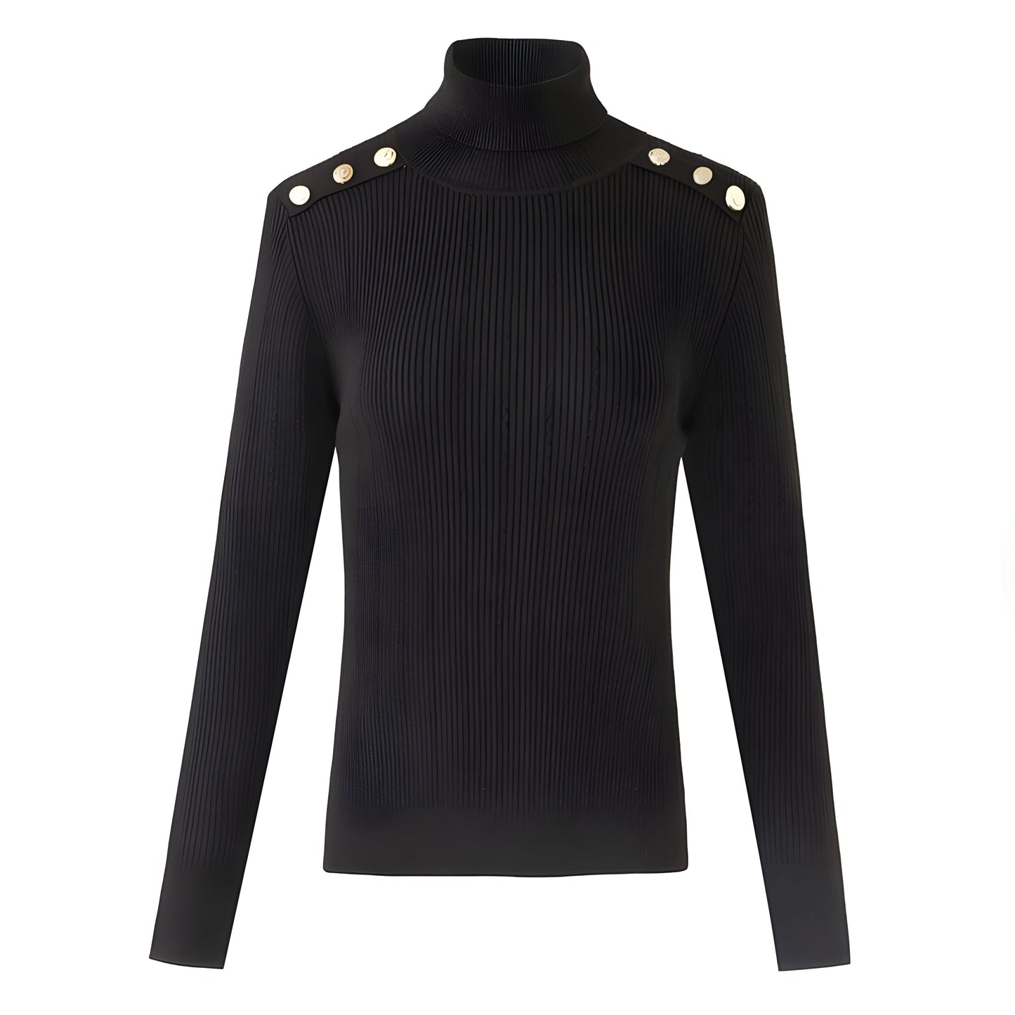 The Leighton Long Sleeve Knitted Turtleneck - Multiple Colors