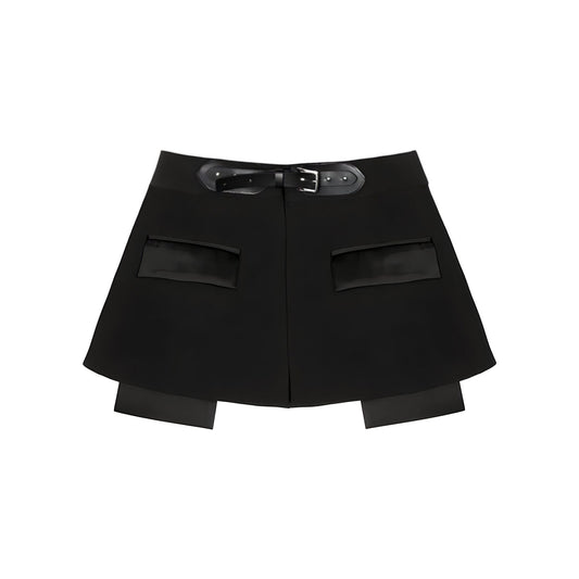 The Winifred High Waist Belted Mini Skirt