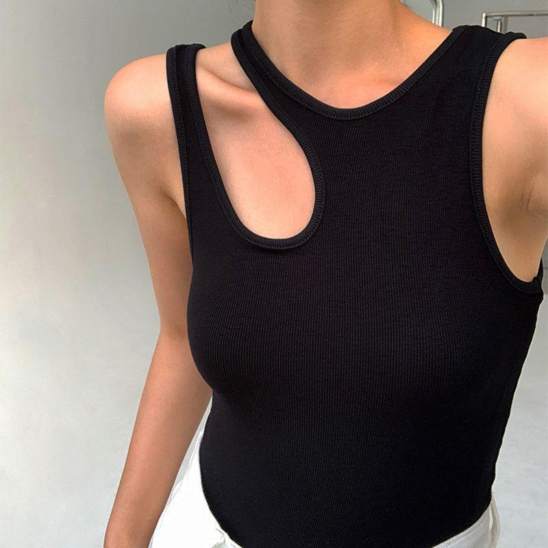 Forbidden Asymmetric Cut Out Top