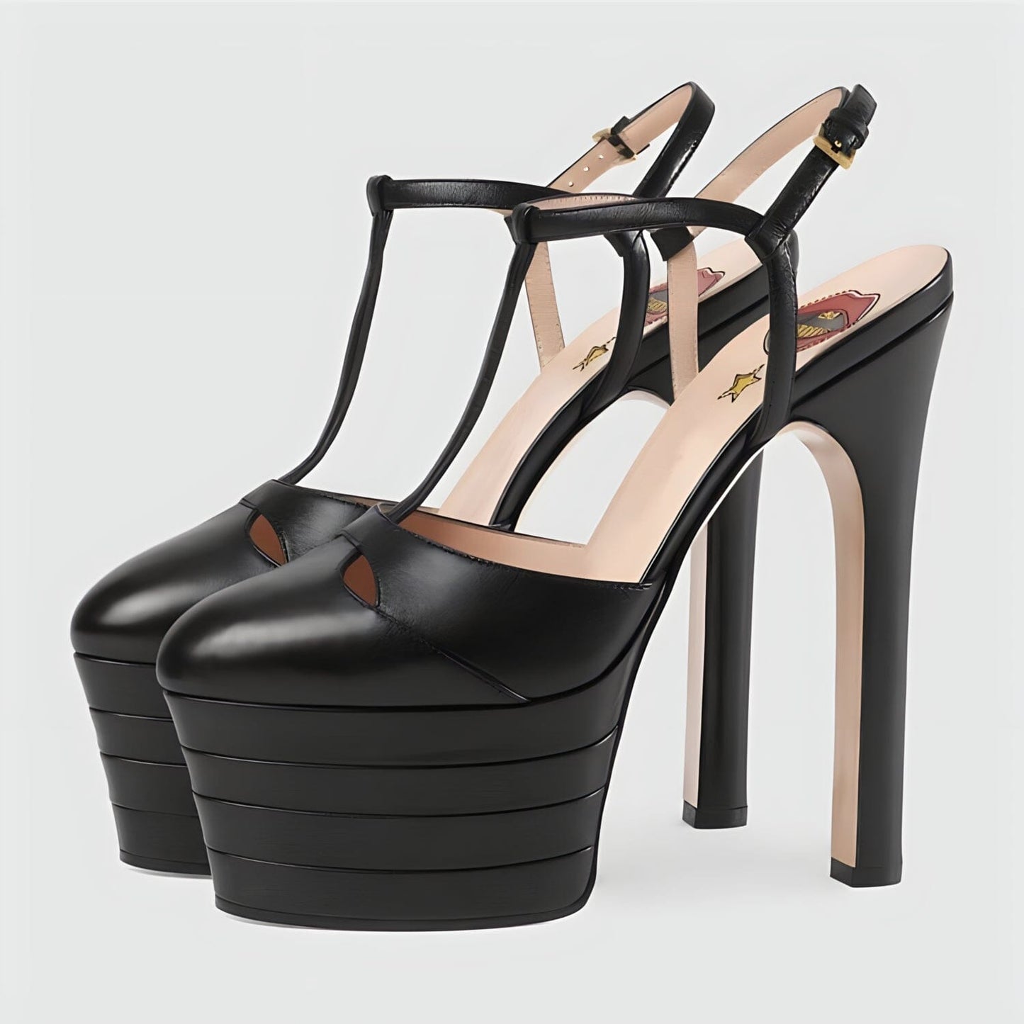 The Amari Platform High Heel Pumps - Multiple Colors