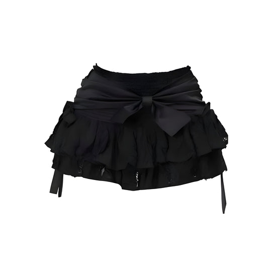 The Isla Bow Tie Mini Skirt