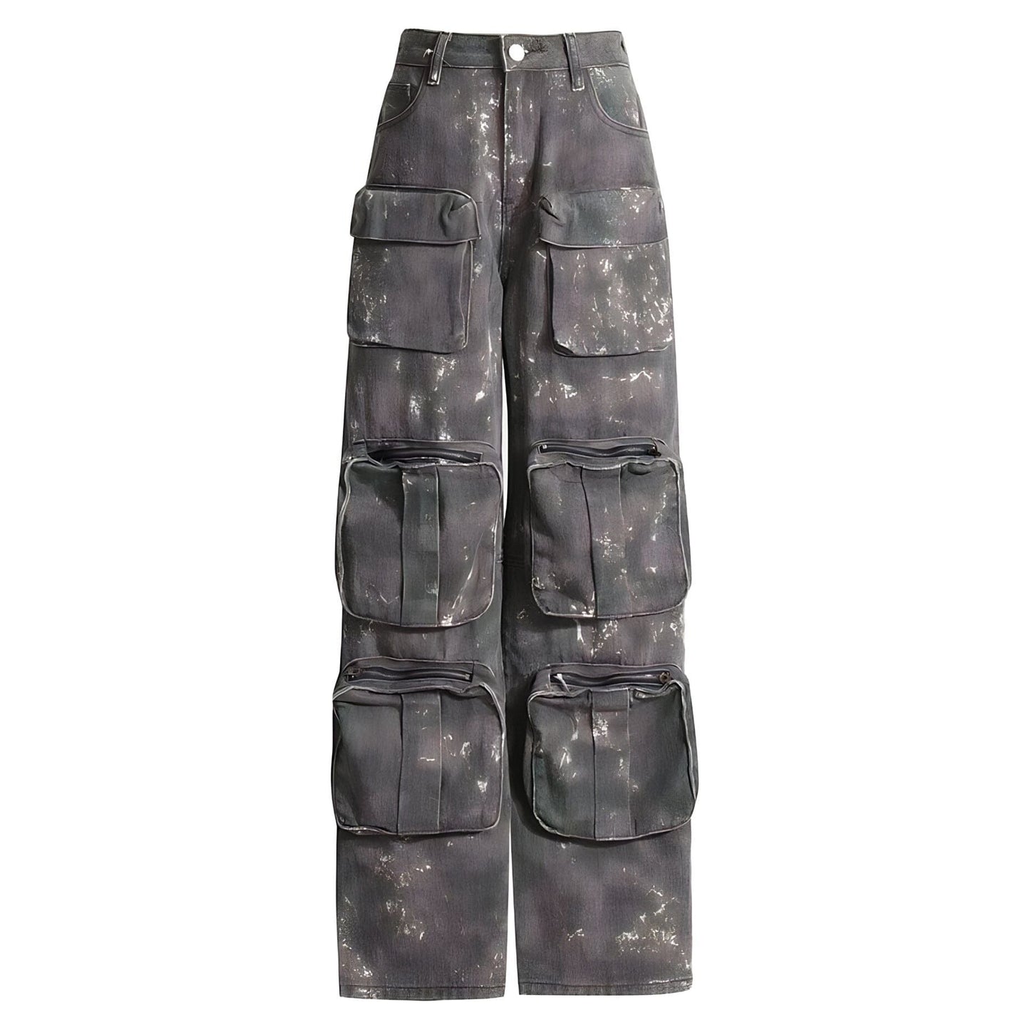 The Denver High Waist Oversized Camouflage Cargo Pants