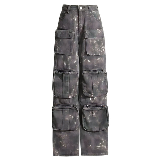 The Denver High Waist Oversized Camouflage Cargo Pants