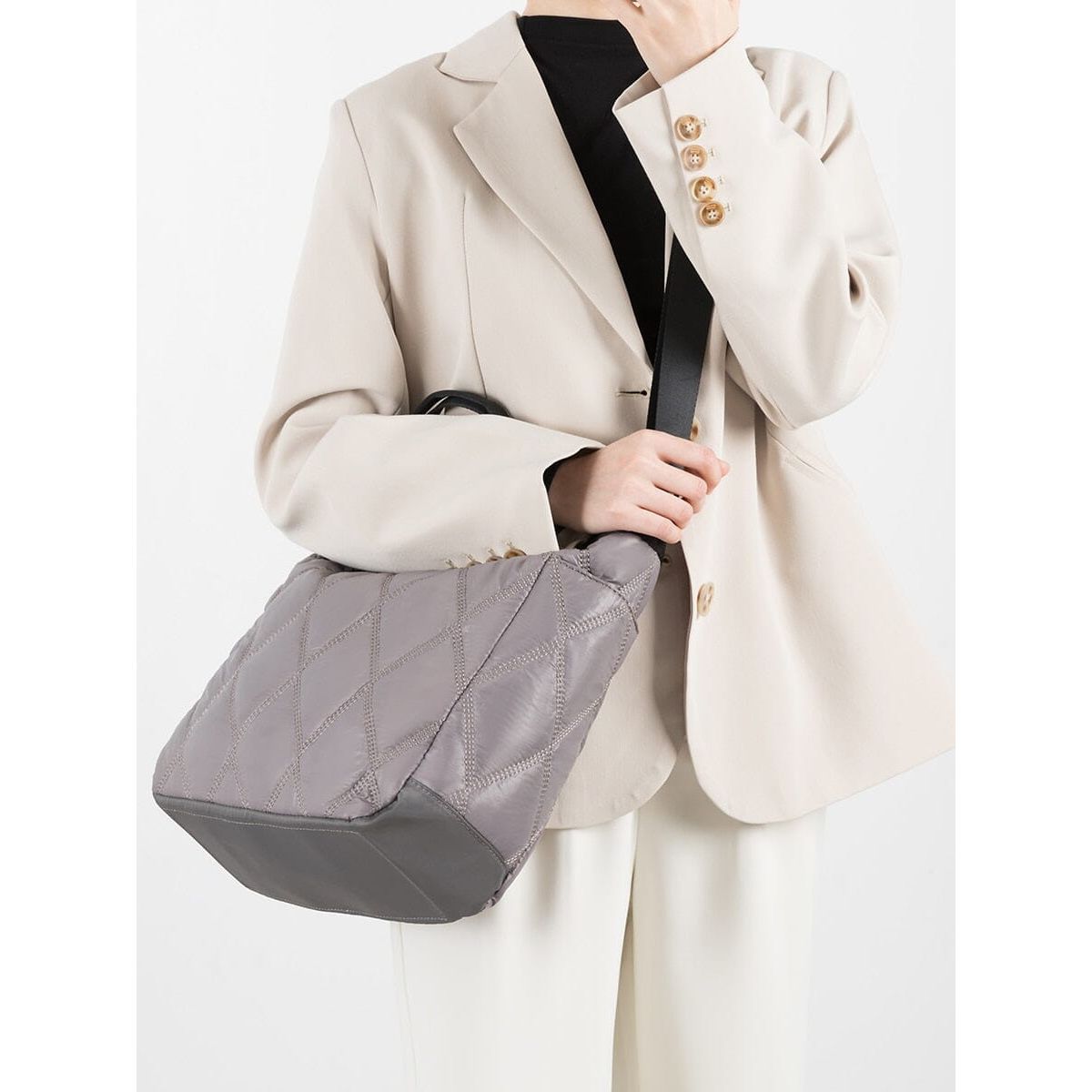 The Campbell Quilted Tote Bag - Multiple Colors