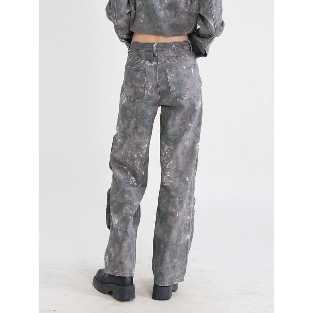 The Denver High Waist Oversized Camouflage Cargo Pants