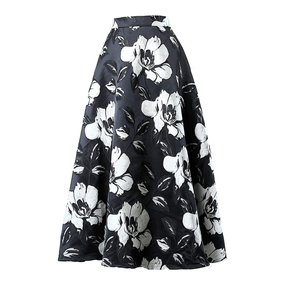 The Foliage High Waist Skirt - Multiple Colors