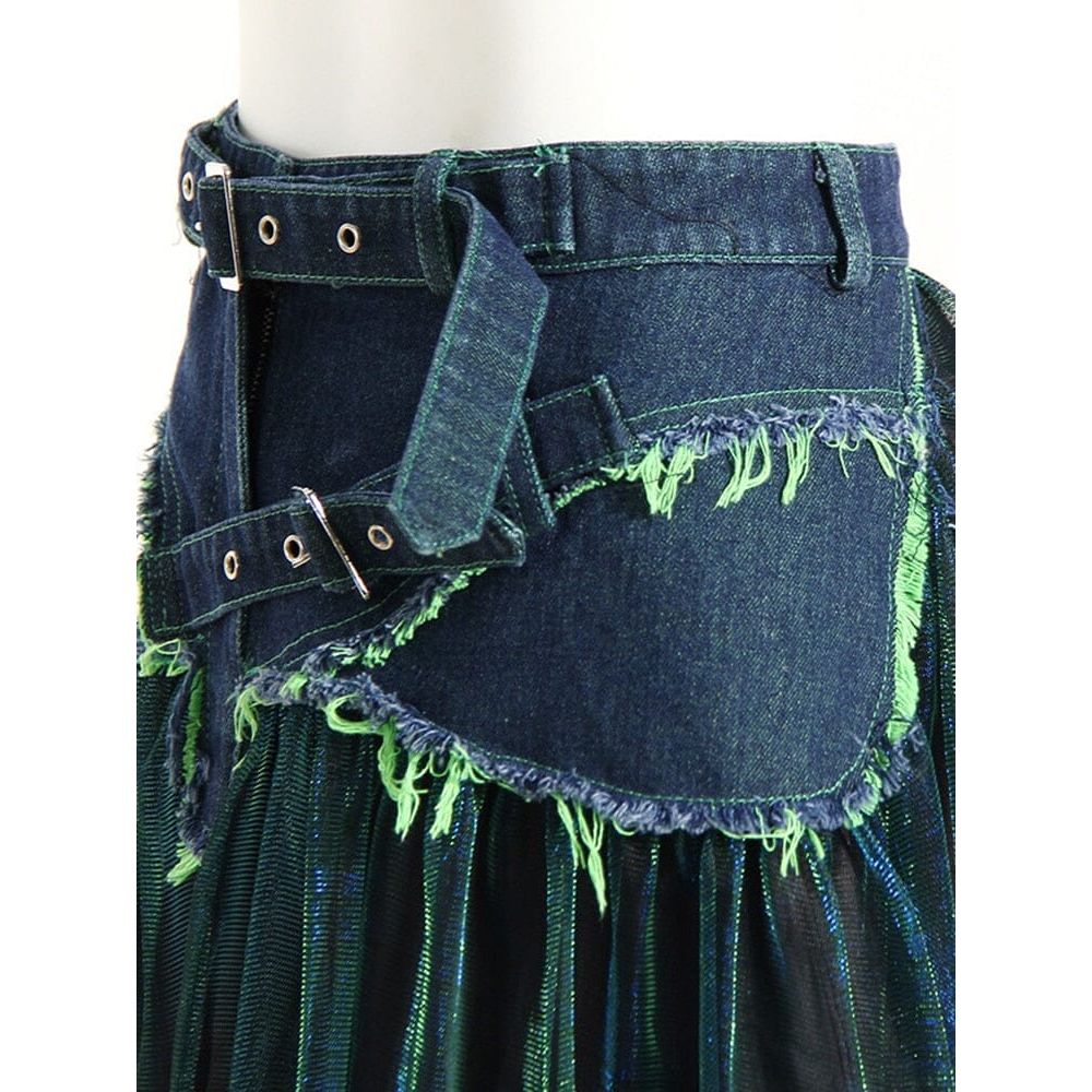 The Gypsy High Waist Denim Skirt