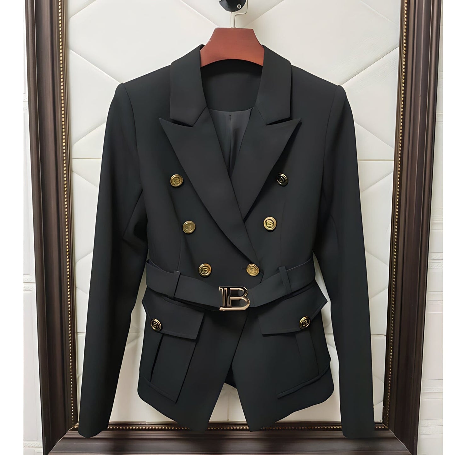 The Bey Long Sleeve Belted Blazer - Multiple Colors