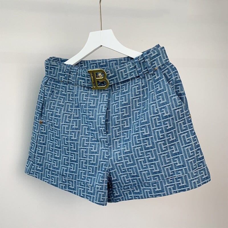 The Bey High-Waist Denim Shorts - Multiple Colors