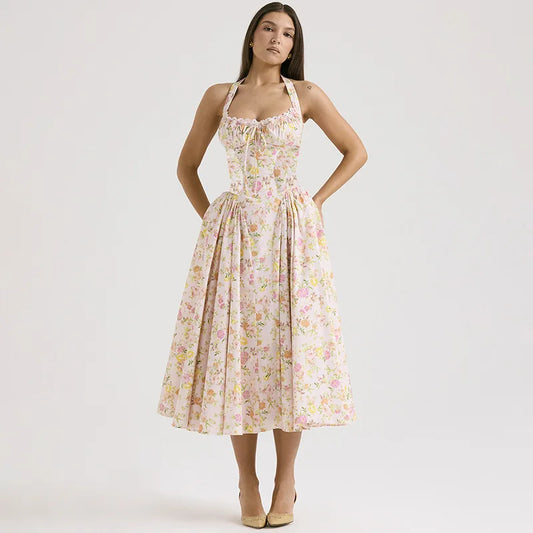 Isolde Floral Midi Dress