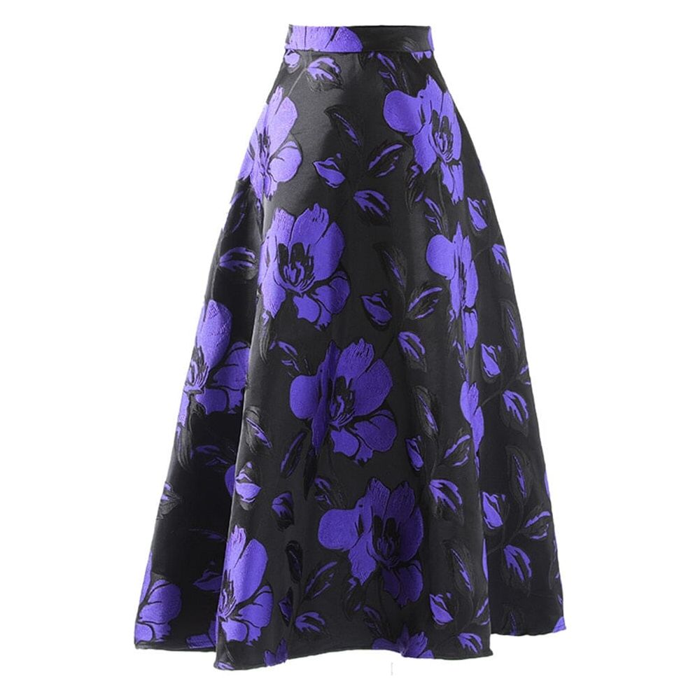 The Foliage High Waist Skirt - Multiple Colors