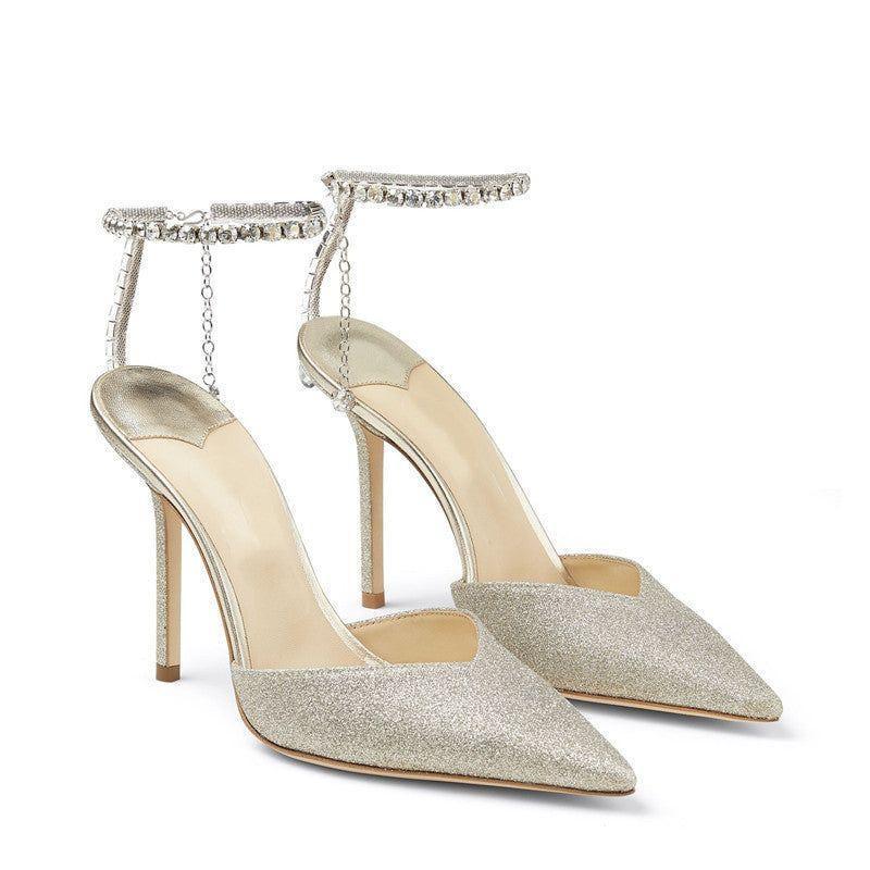 Bling Bling Crystal Sparkle Jewelry Heels