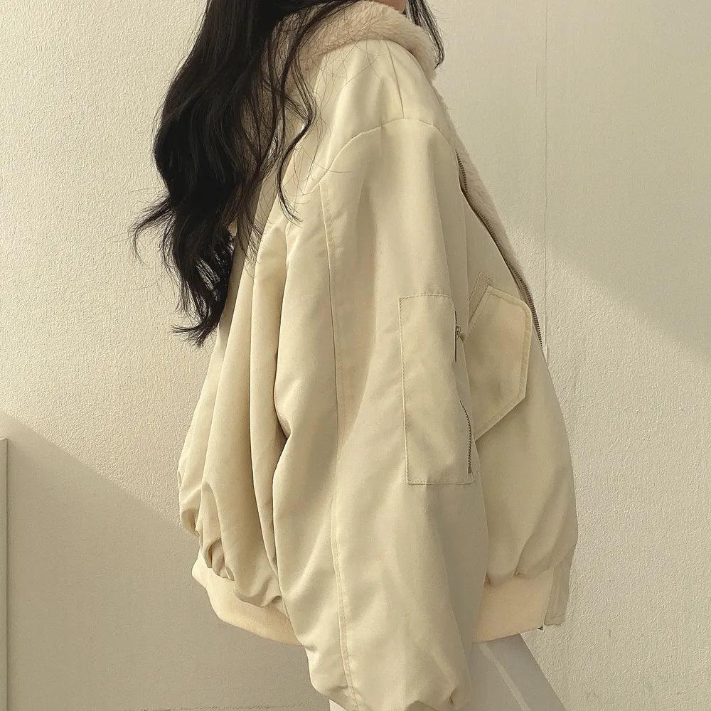 Cozy Impression Oversized Double Sided Jacket